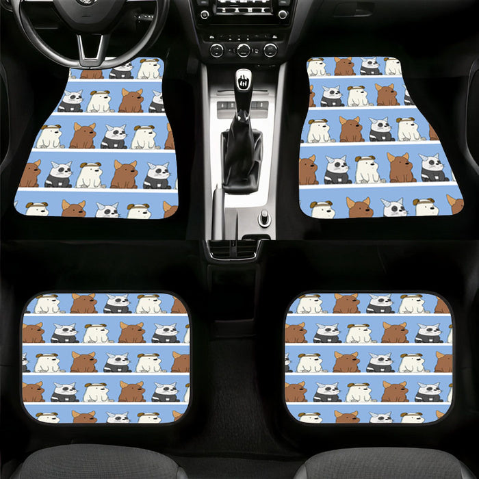 sit down we bare bears Car floor mats Universal fit