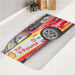 shell v power brand racing car bath rugs