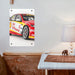 shell v power brand racing car Poster Metal print wall art