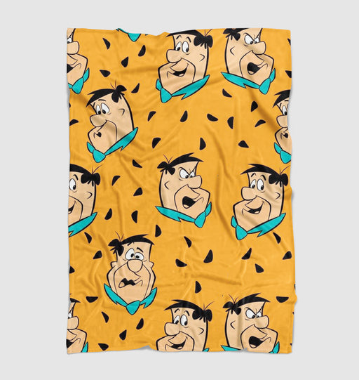 sitcom fred the flintstones Ultra soft fleece blanket