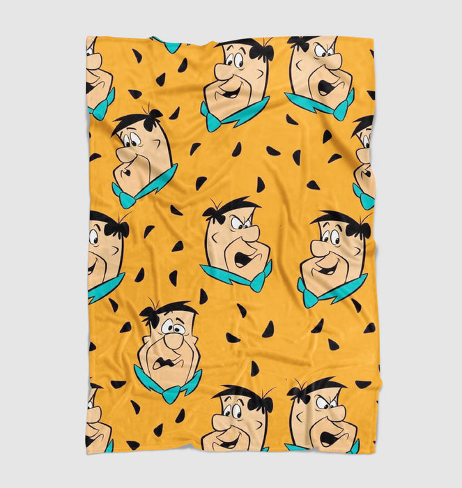 sitcom fred the flintstones Ultra soft fleece blanket