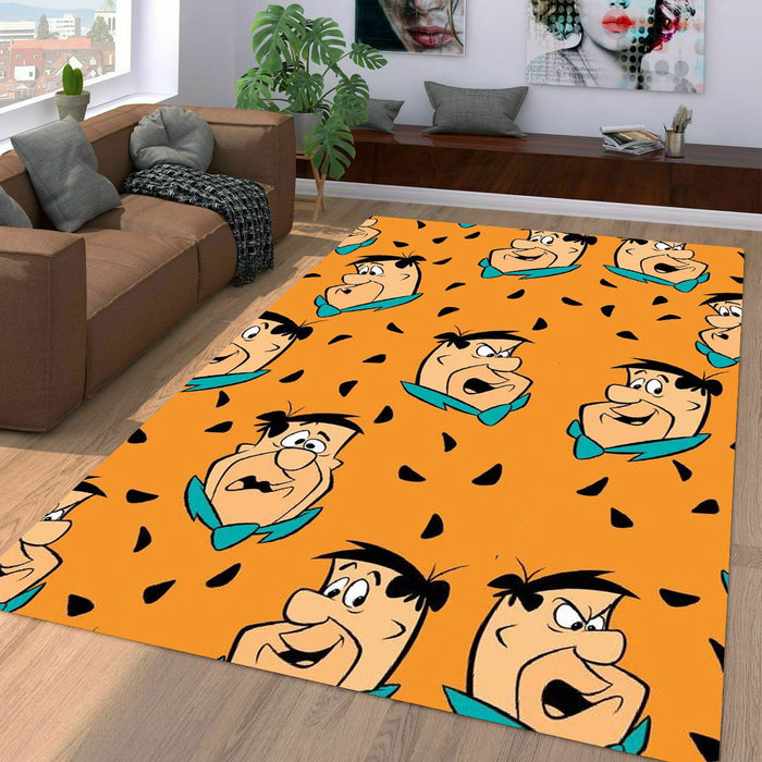 sitcom fred the flintstones Living room carpet rugs