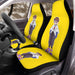 shinji from neon genesis evangelion Car Seat Covers