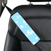 sky blue illustration Car seat belt cover