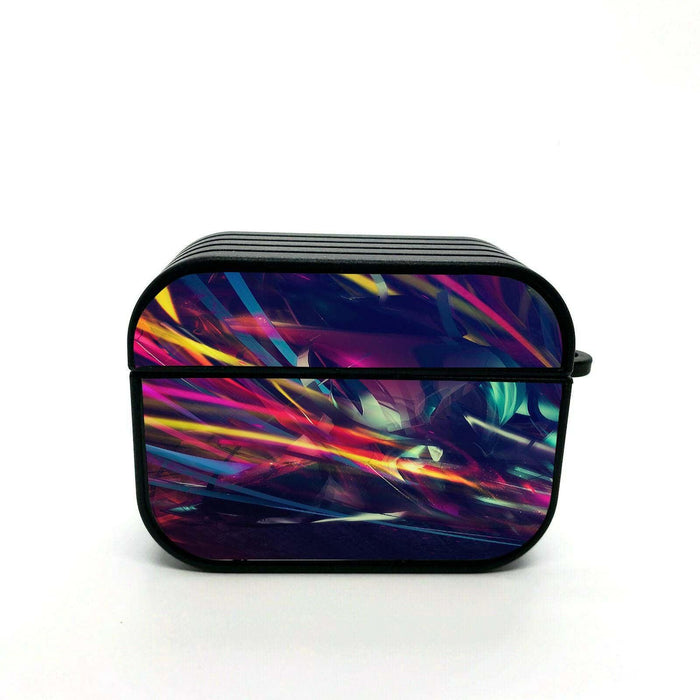 slow light leak dark colorful airpods case