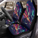 slow light leak dark colorful Car Seat Covers