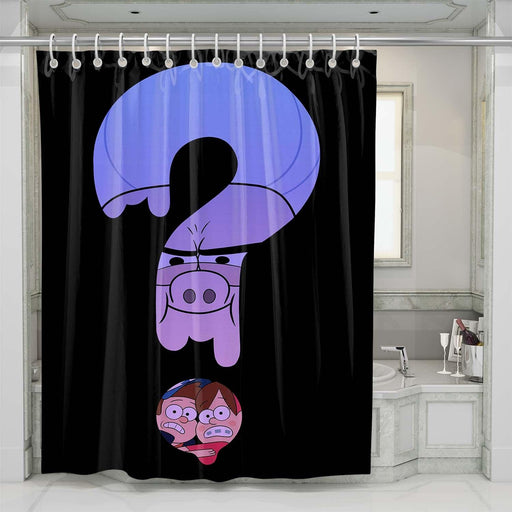 symbol gravity falls shower curtains