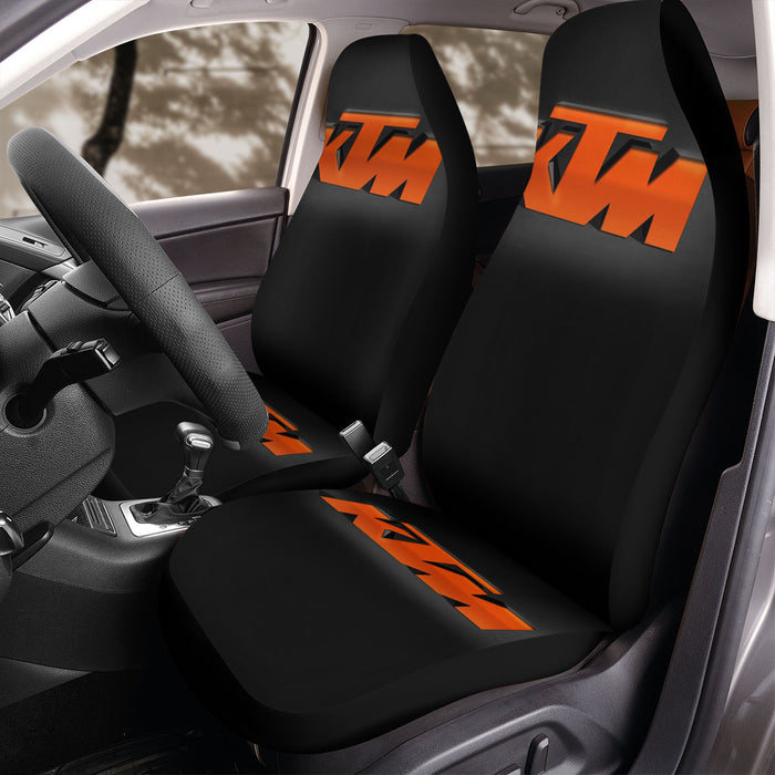 shot light of ktm racing Car Seat Covers