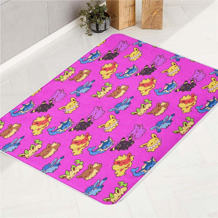 small monster of pokemon bath rugs