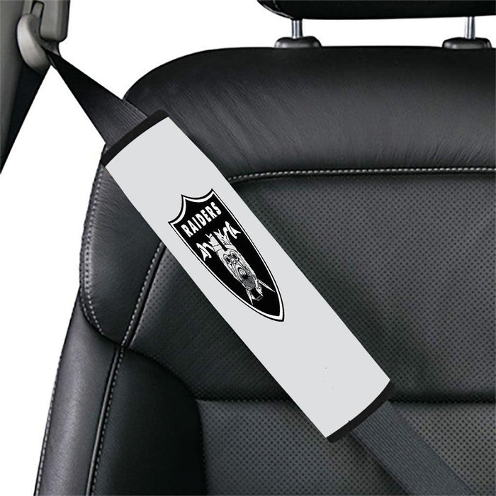 sick logo of raiders nfl Car seat belt cover - Grovycase