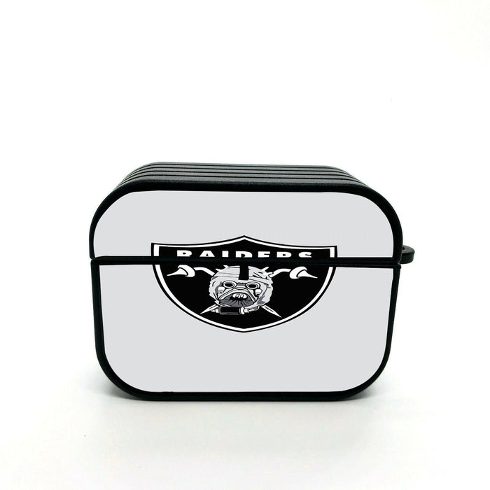 sick logo of raiders nfl airpod case