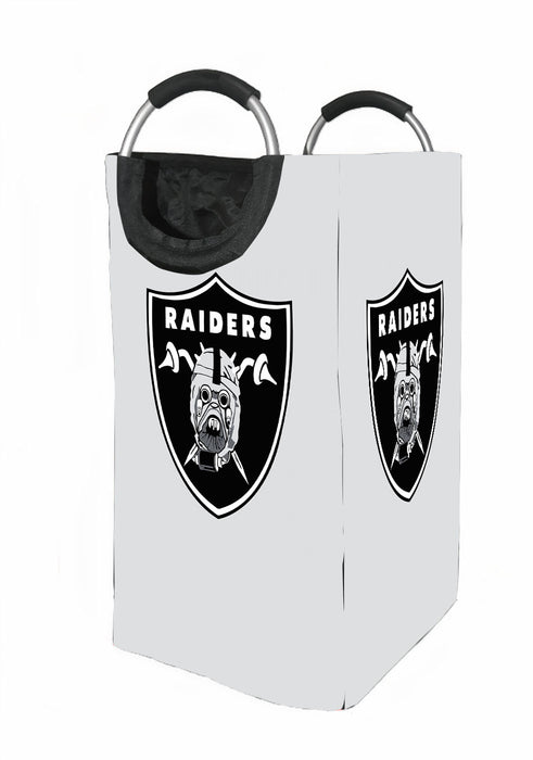 sick logo of raiders nfl Laundry Hamper | Laundry Basket