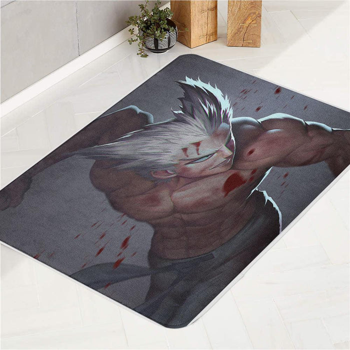 strong garou one punch man bath rugs