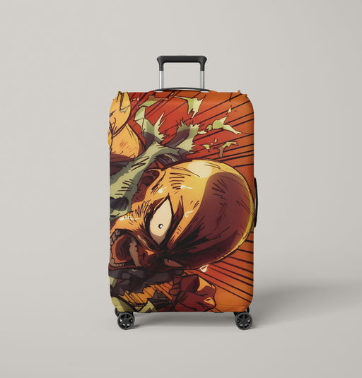 style comic manga saitama sensei Luggage Covers | Suitcase