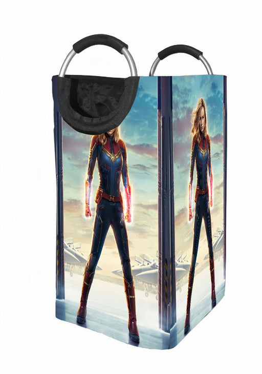 teaser captain marvel 2019 Laundry Hamper | Laundry Basket