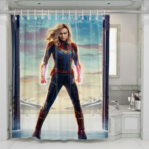 teaser captain marvel 2019 shower curtains