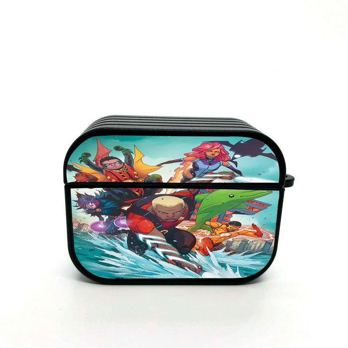 teen titans cartoon sea airpods case