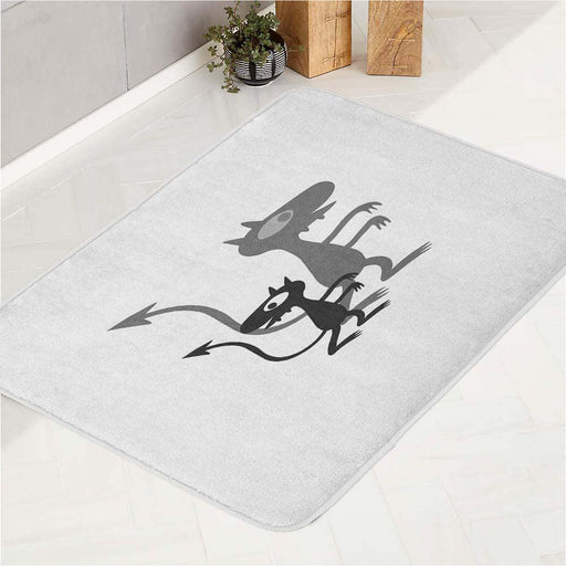 silhouette and shadow disenchantment bath rugs