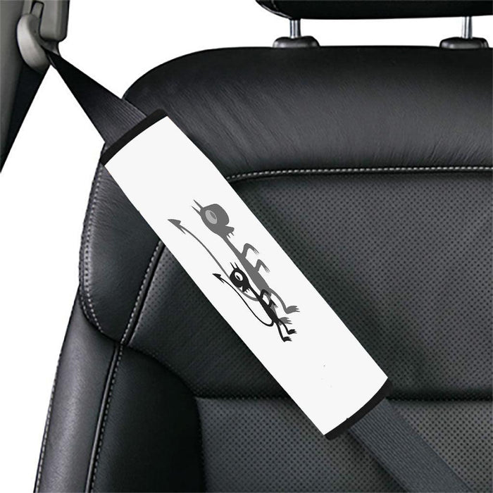 silhouette and shadow disenchantment Car seat belt cover - Grovycase