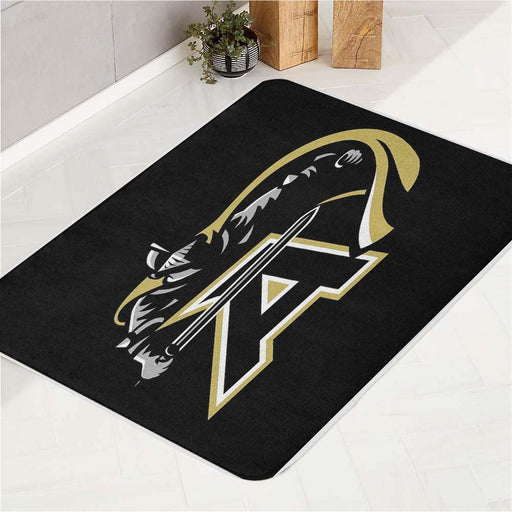 silhouette of hocke tem vgk bath rugs