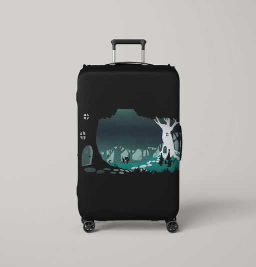 silhouette place disenchantment Luggage Covers | Suitcase