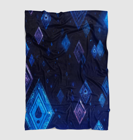 sparkle ice power of elsa frozen Ultra soft fleece blanket