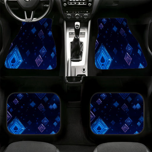 sparkle ice power of elsa frozen Car floor mats Universal fit