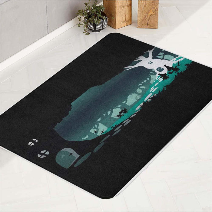 silhouette place disenchantment bath rugs