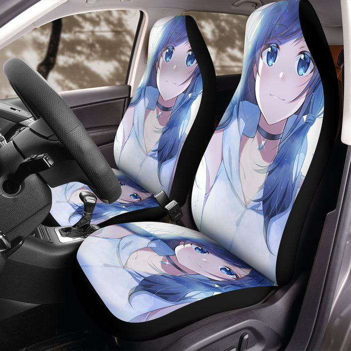 simple smile from hina amano tenki no ko Car Seat Covers