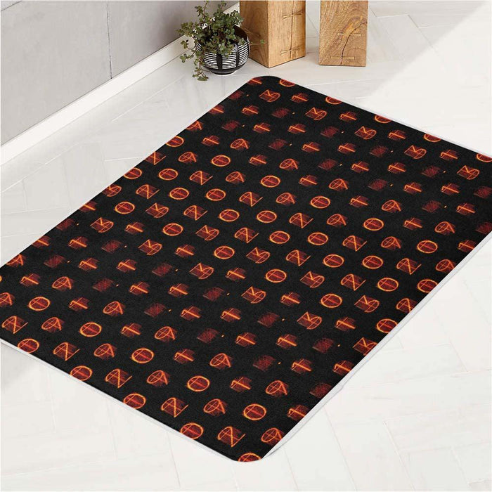 special numbers from steins gate anime bath rugs