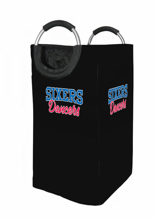 sixers dancers team blue red Laundry Hamper | Laundry Basket