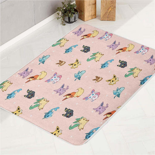 species of pokemon bath rugs