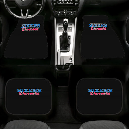 sixers dancers team blue red Car floor mats Universal fit