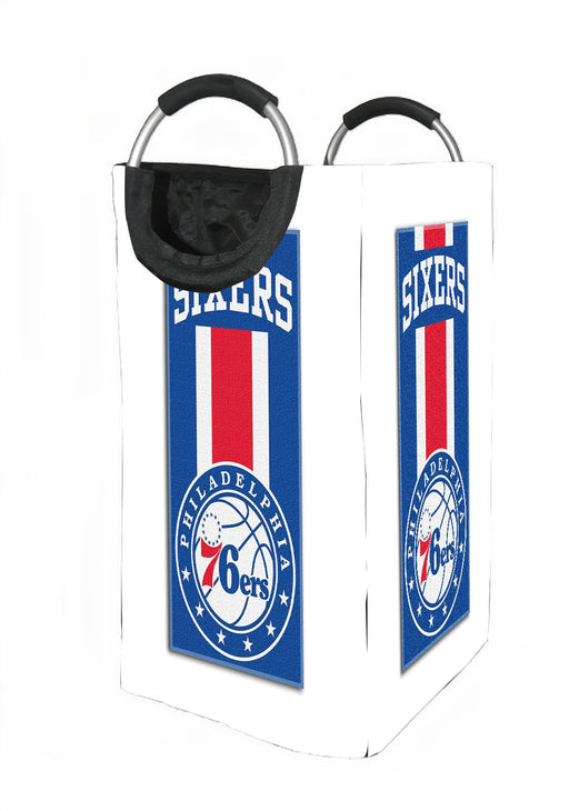 sixes philadelphia 76ers blue red Laundry Hamper | Laundry Basket