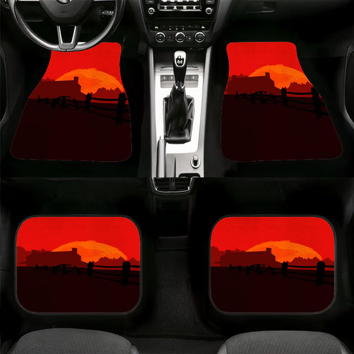 sunset from video game rockstar Car floor mats Universal fit