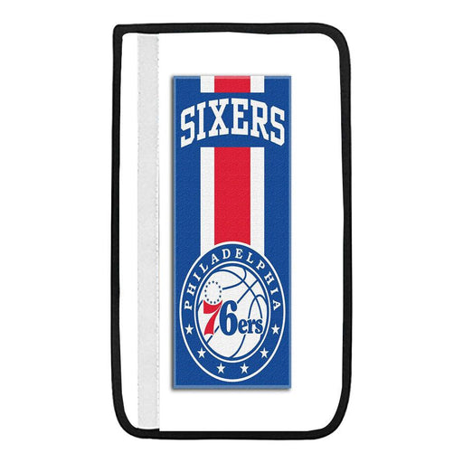 sixes philadelphia 76ers blue red Car seat belt cover