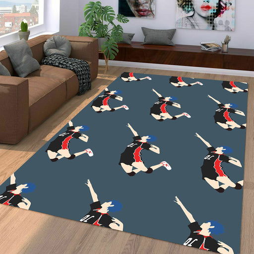 spike hinata shoyo karasuno Living room carpet rugs