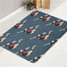 spike hinata shoyo karasuno bath rugs