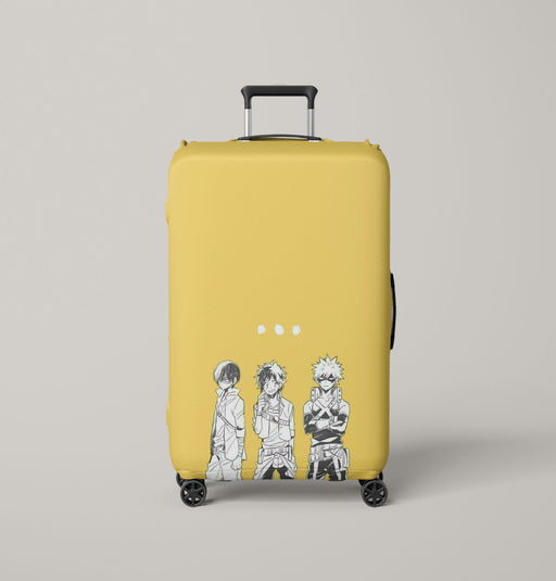sketch of my hero academia Luggage Covers | Suitcase