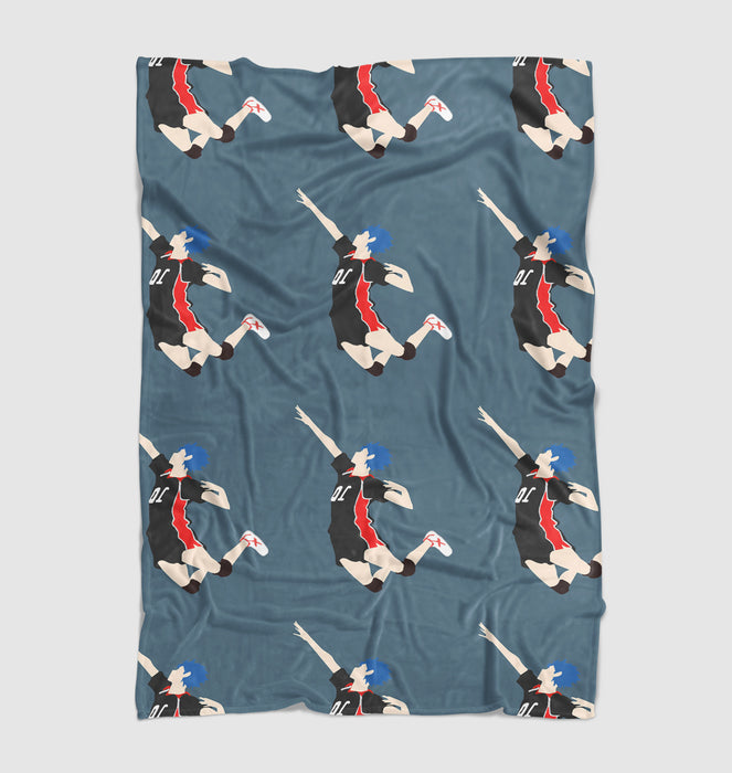 spike hinata shoyo karasuno Ultra soft fleece blanket