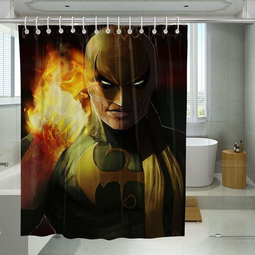 teen titans the flash shower curtains