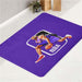 skills of kobe purple nba bath rugs