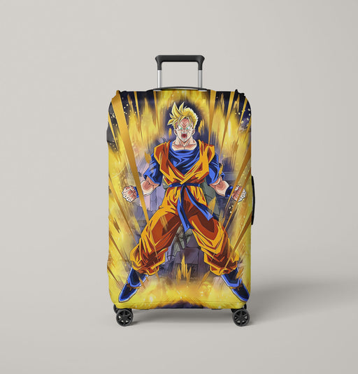 super power dragon ball evolution Luggage Covers | Suitcase