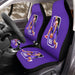 skills of kobe purple nba Car Seat Covers