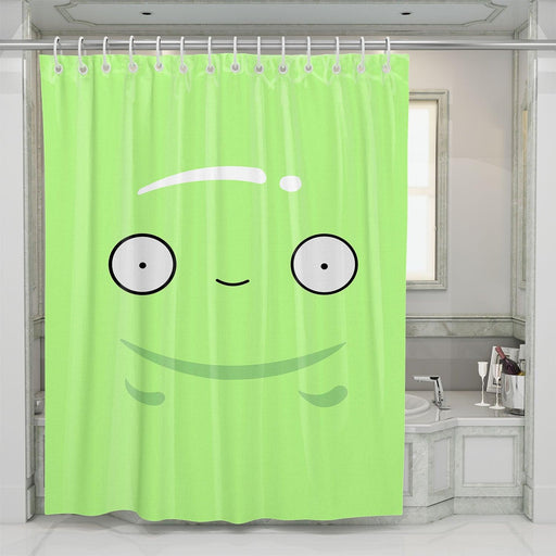 skin face mooncake final space shower curtains