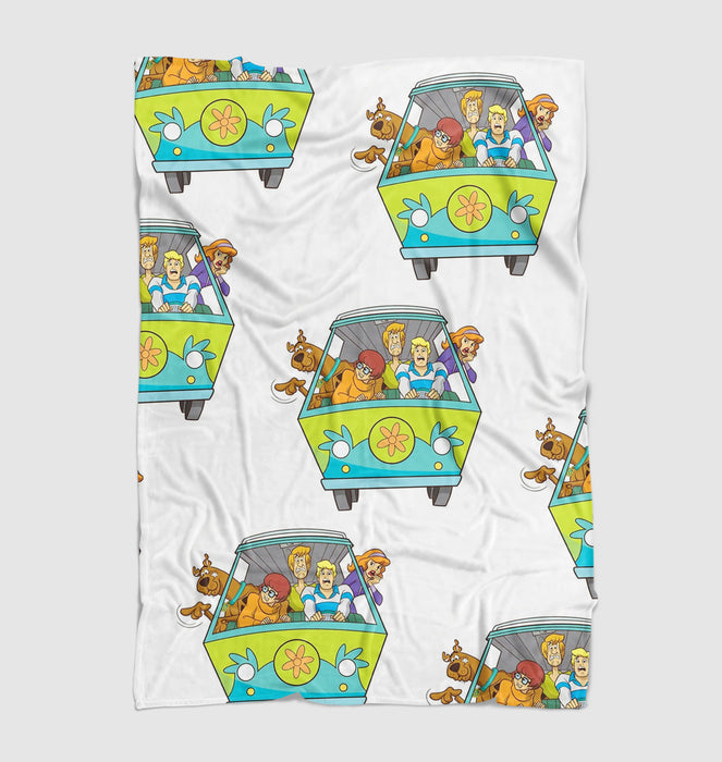 squad of scooby doo horror animation Ultra soft fleece blanket