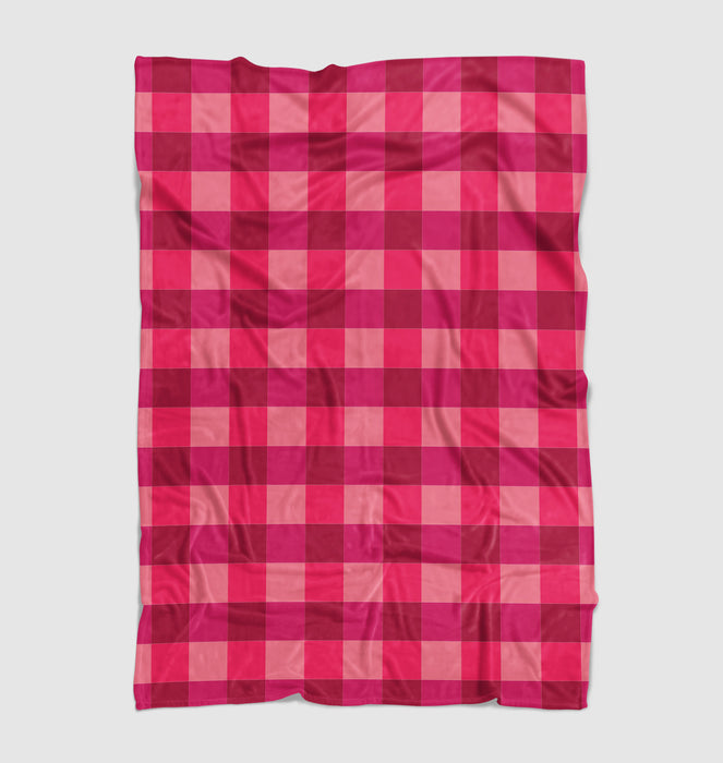 square pink cotton Ultra soft fleece blanket