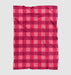 square pink cotton Ultra soft fleece blanket