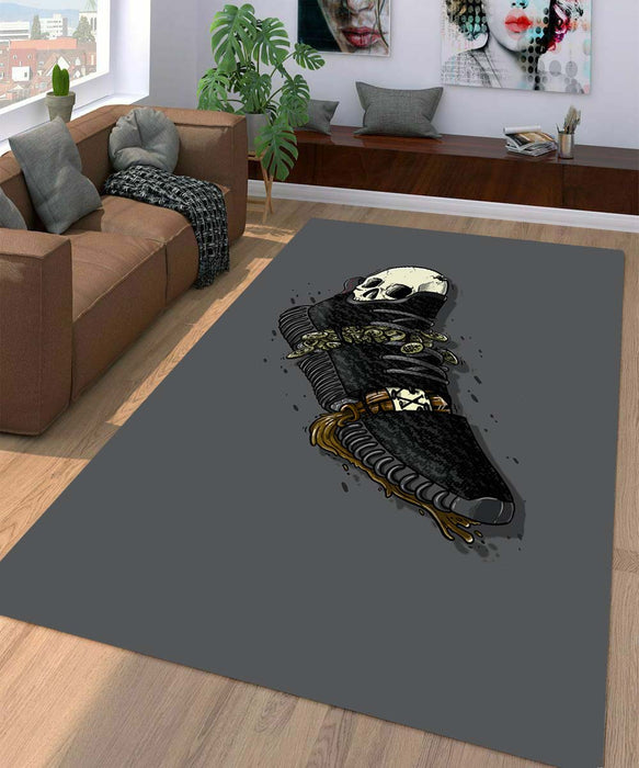 skull and yeezy hypebeast Living room carpet rugs