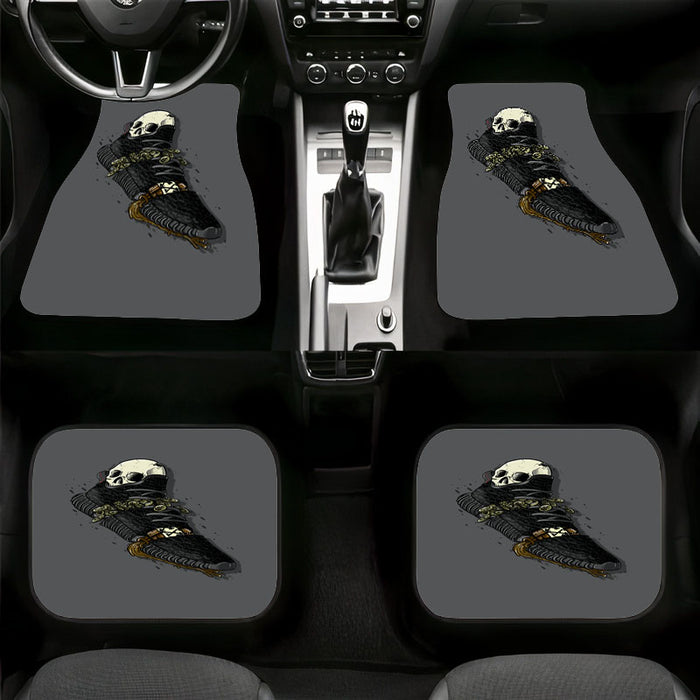 skull and yeezy hypebeast Car floor mats Universal fit